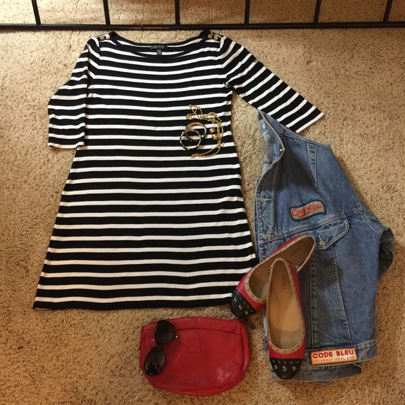 Ralph Lauren Dresses & Skirts - ⬇️Ralph Lauren, Authentic...Nautical Striped Dress